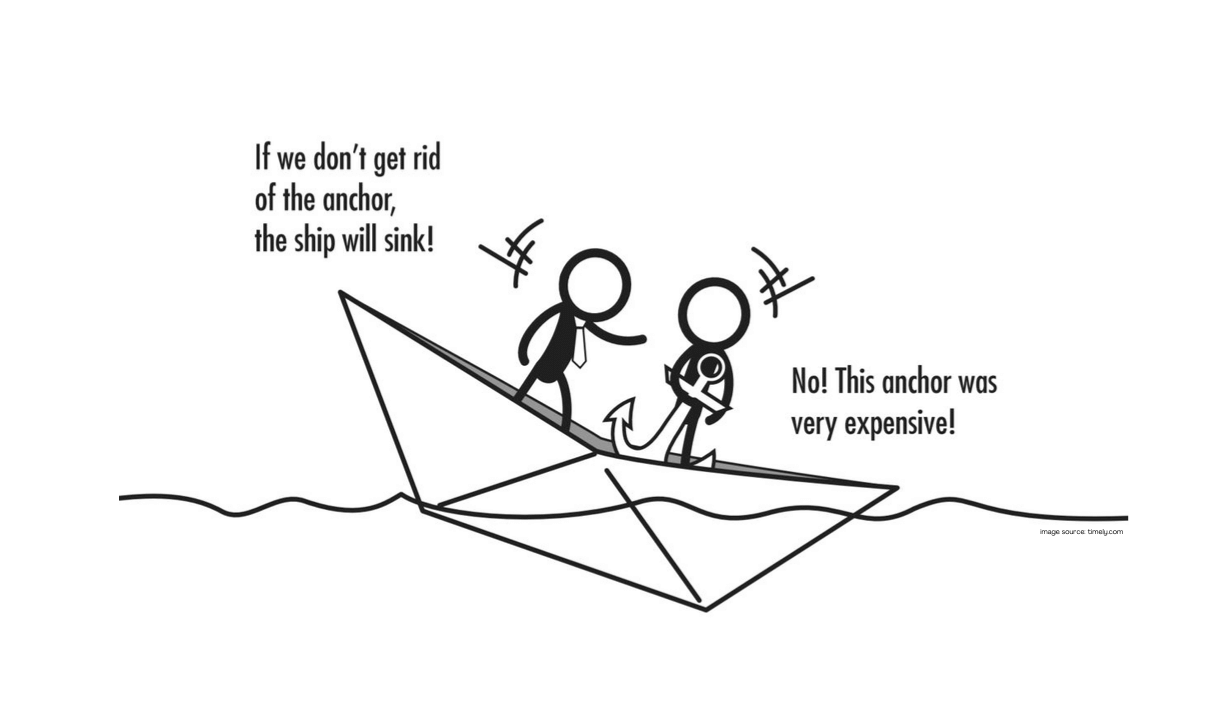 sunk cost illustration