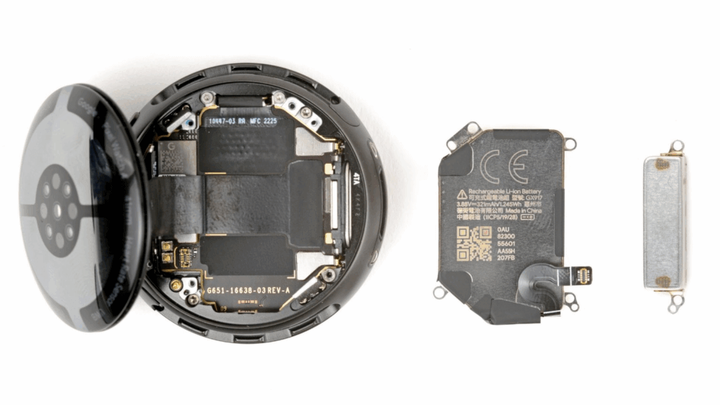 A teardown of the latest Pixel Watch 4 from iFixit