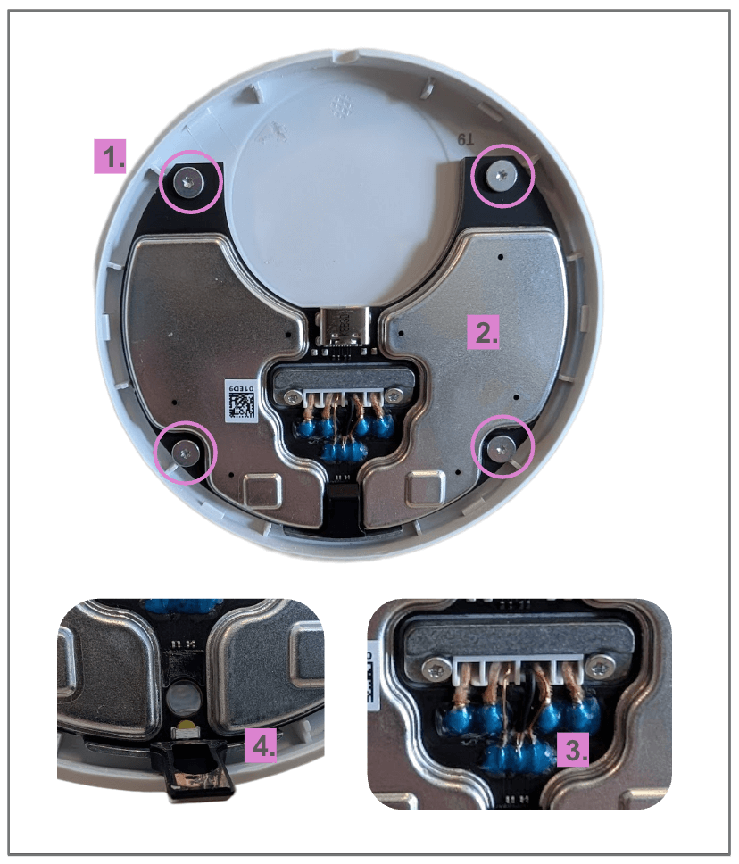 Google Pixel Stand bottom housing removed