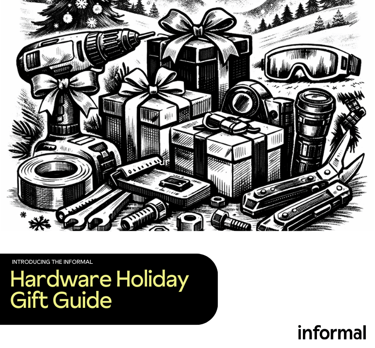 the informal holiday gift guide cover image