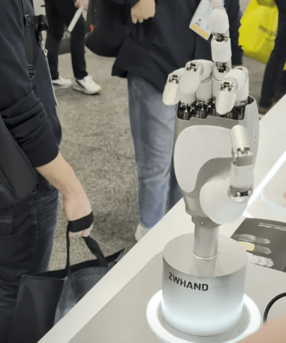 Robot hand at CES 2026